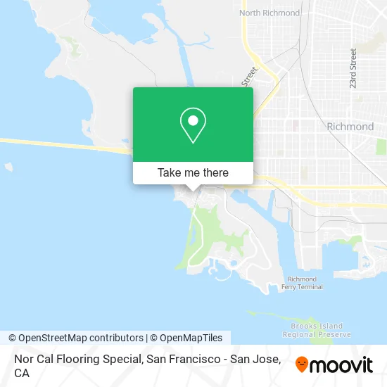 Nor Cal Flooring Special map