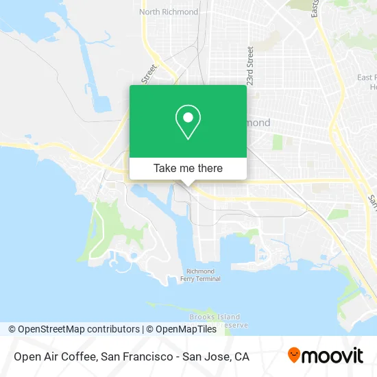 Open Air Coffee map