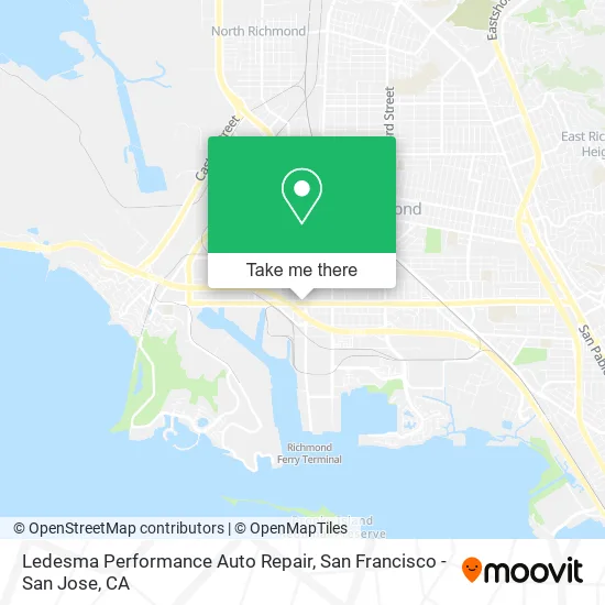 Mapa de Ledesma Performance Auto Repair