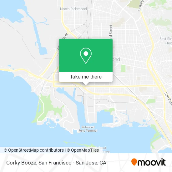 Mapa de Corky Booze