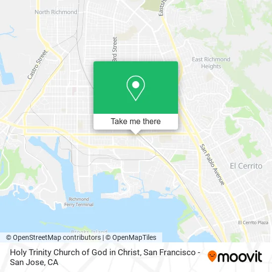 Holy Trinity Church of God in Christ map