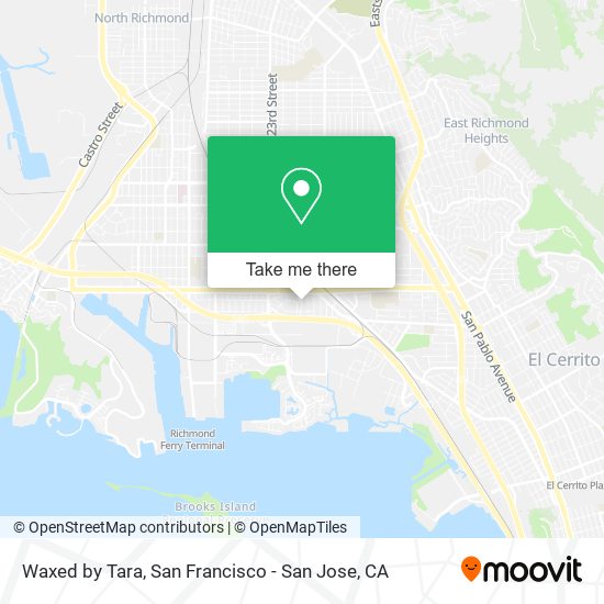 Waxed by Tara map