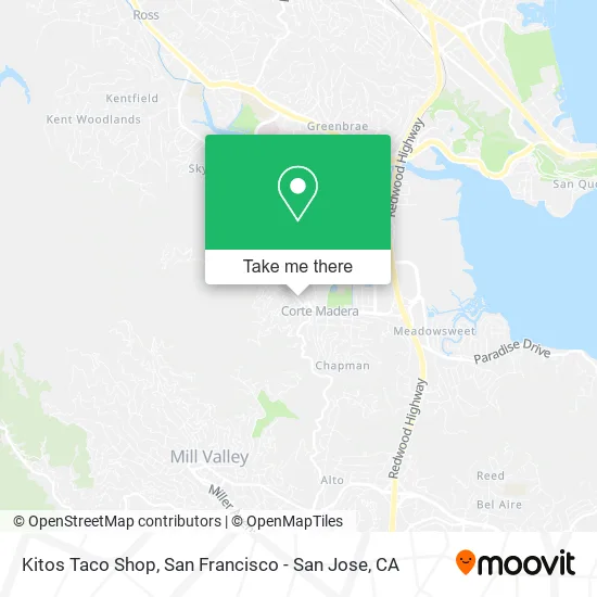 Mapa de Kitos Taco Shop