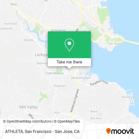 ATHLETA map