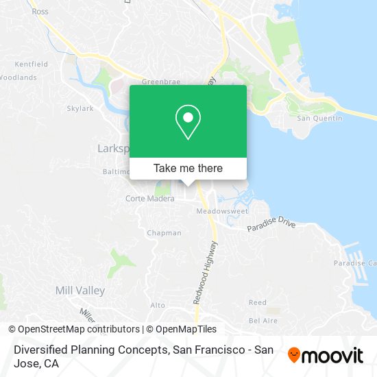 Diversified Planning Concepts map