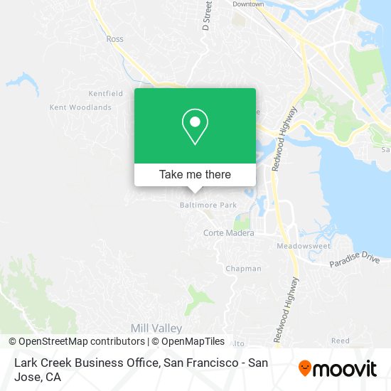 Lark Creek Business Office map