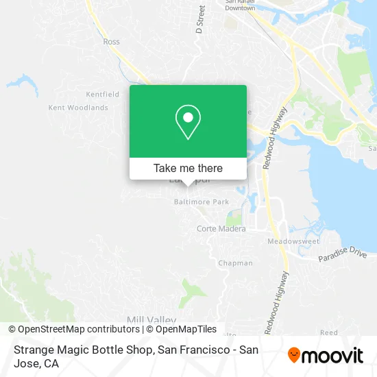 Mapa de Strange Magic Bottle Shop