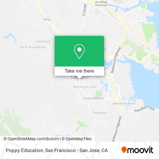 Poppy Education map