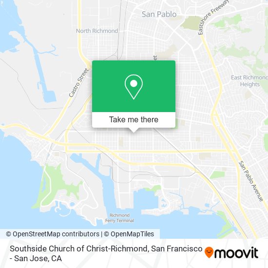 Southside Church of Christ-Richmond map