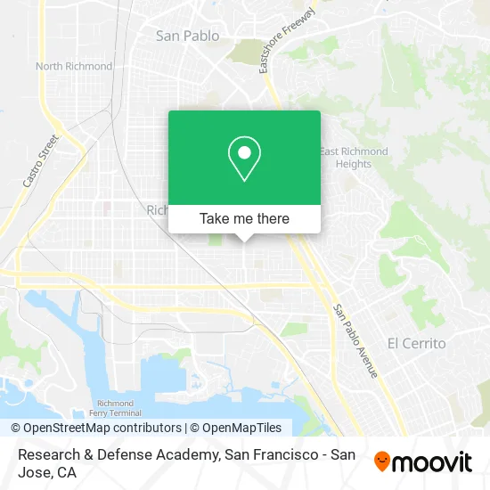Research & Defense Academy map