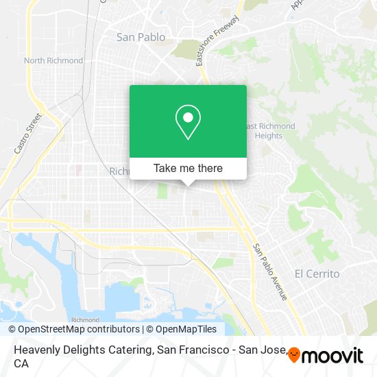 Heavenly Delights Catering map