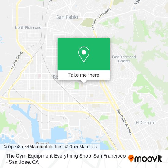 The Gym Equipment Everything Shop map