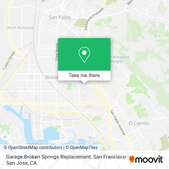 Garage Broken Springs Replacement map