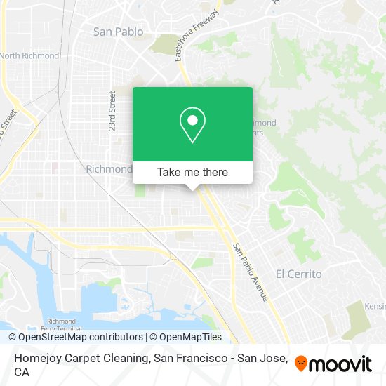 Mapa de Homejoy Carpet Cleaning