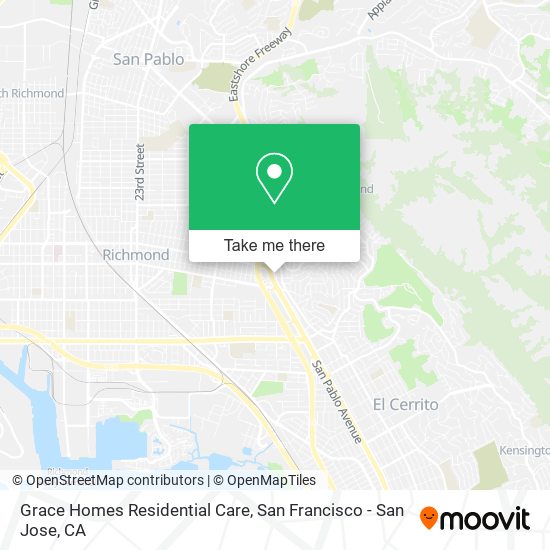 Mapa de Grace Homes Residential Care