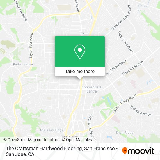 The Craftsman Hardwood Flooring map