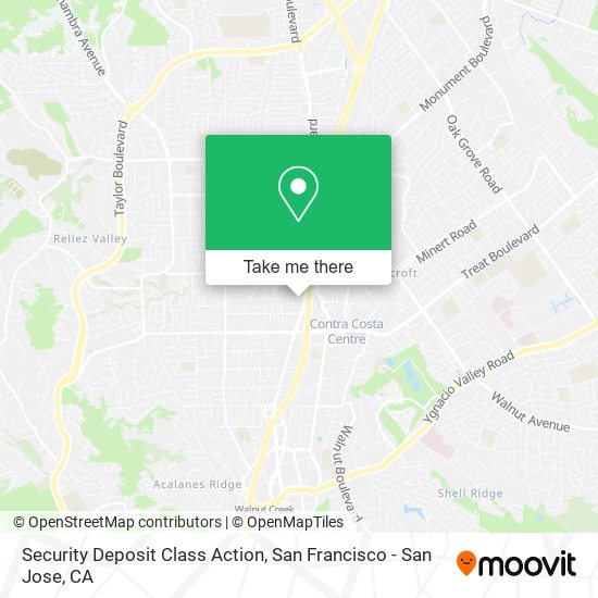 Security Deposit Class Action map