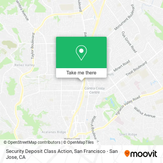 Security Deposit Class Action map