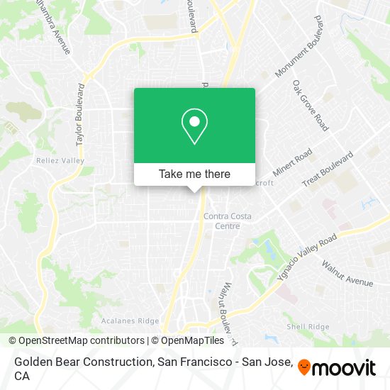 Golden Bear Construction map