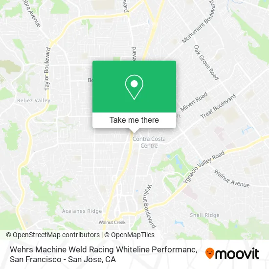 Wehrs Machine Weld Racing Whiteline Performanc map