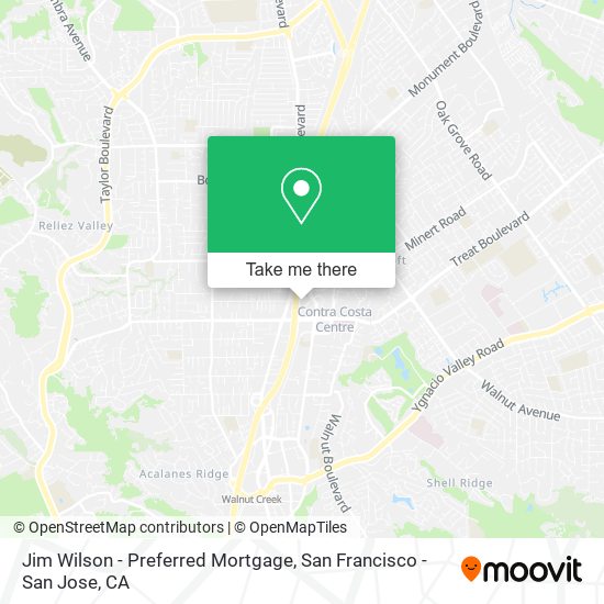 Jim Wilson - Preferred Mortgage map