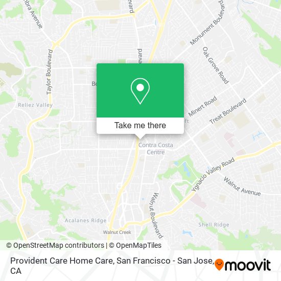 Provident Care Home Care map