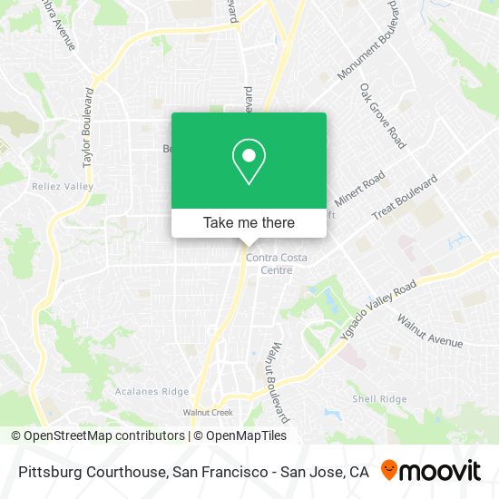 Mapa de Pittsburg Courthouse