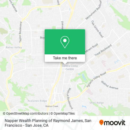 Napper Wealth Planning of Raymond James map