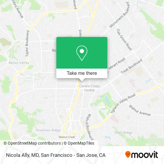 Mapa de Nicola Ally, MD