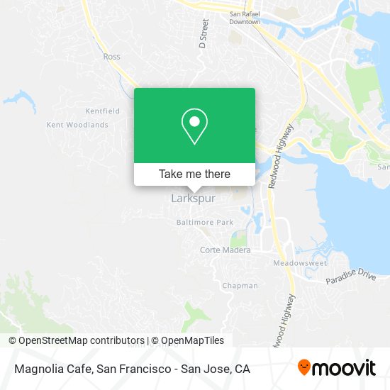 Magnolia Cafe map