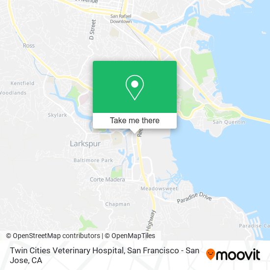 Mapa de Twin Cities Veterinary Hospital