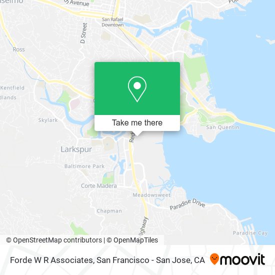 Forde W R Associates map