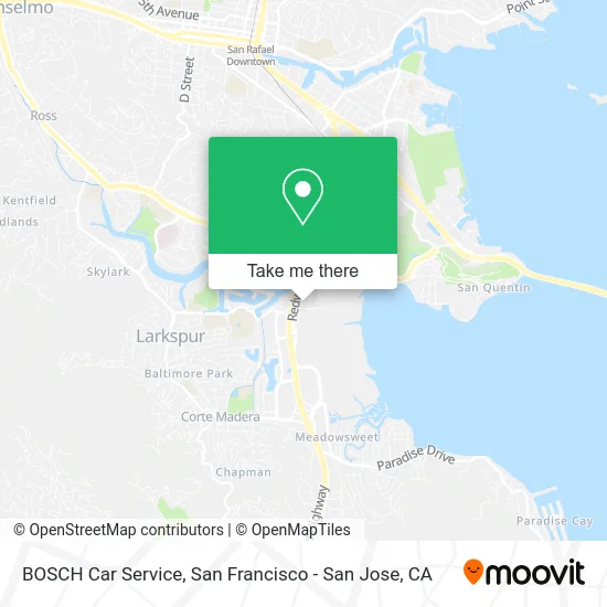 BOSCH Car Service map