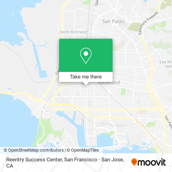 Reentry Success Center map