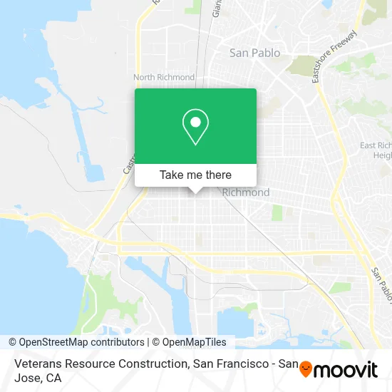 Veterans Resource Construction map