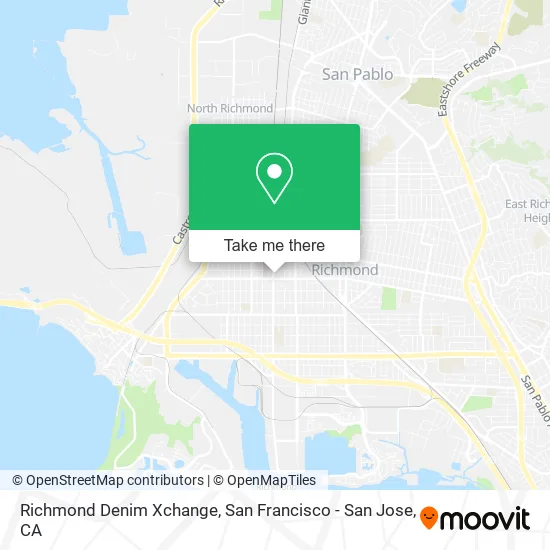 Richmond Denim Xchange map