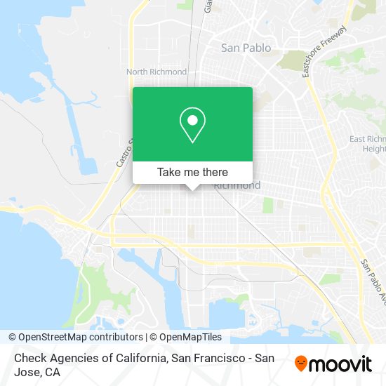 Check Agencies of California map