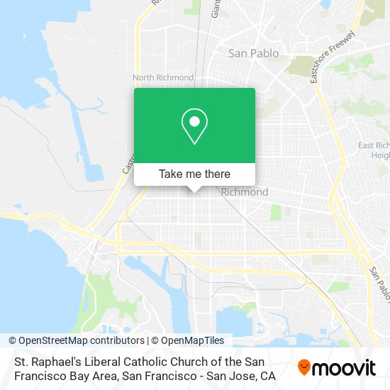 Mapa de St. Raphael's Liberal Catholic Church of the San Francisco Bay Area