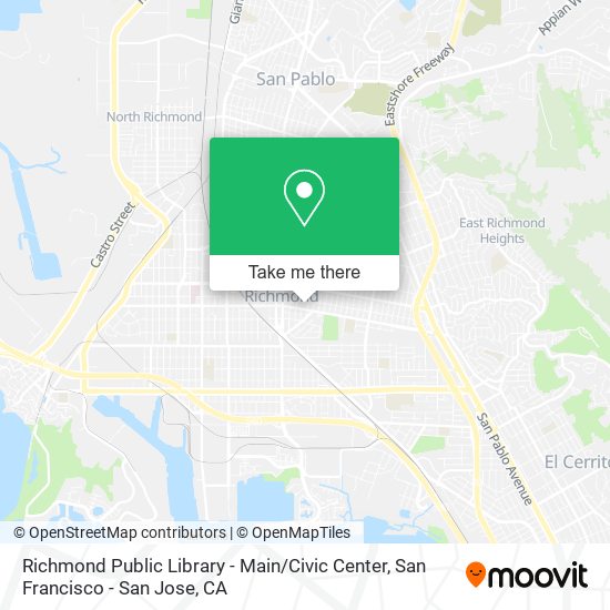 Mapa de Richmond Public Library - Main / Civic Center