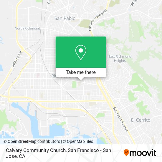 Calvary Community Church map