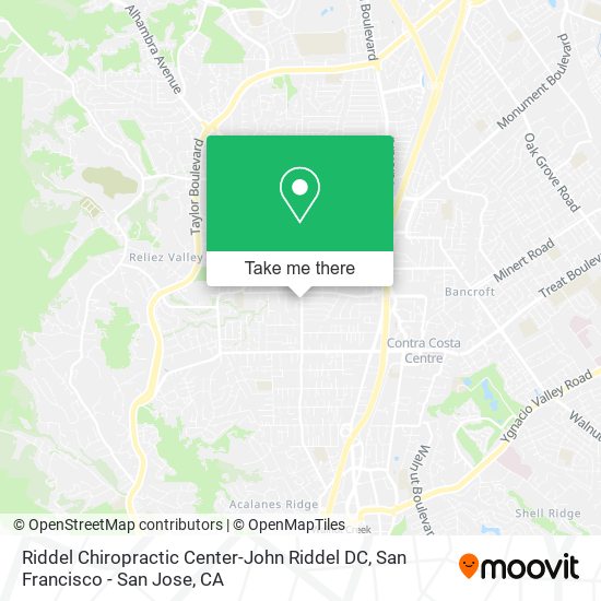 Mapa de Riddel Chiropractic Center-John Riddel DC