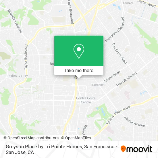 Greyson Place by Tri Pointe Homes map