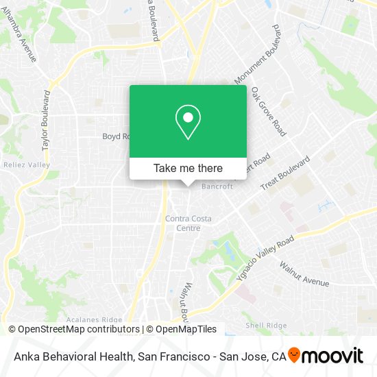 Anka Behavioral Health map