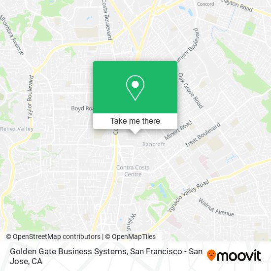Mapa de Golden Gate Business Systems