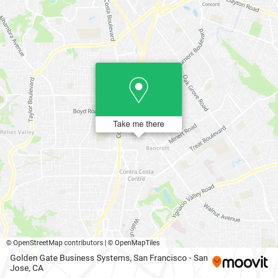 Golden Gate Business Systems map