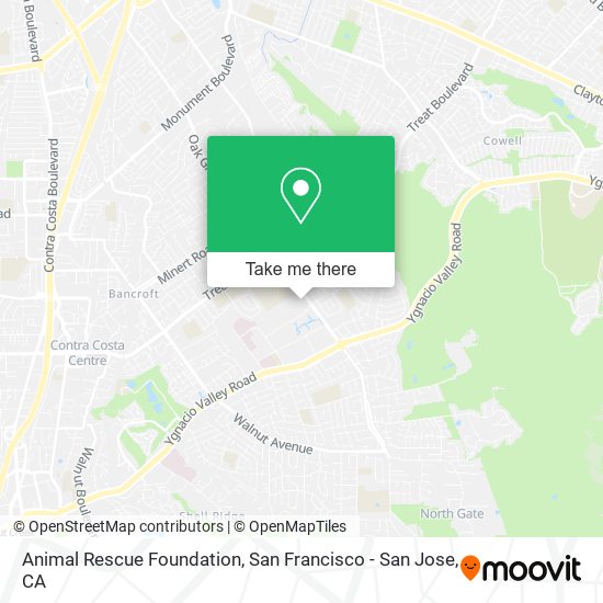 Mapa de Animal Rescue Foundation