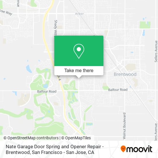 Nate Garage Door Spring and Opener Repair - Brentwood map