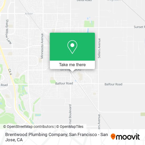 Brentwood Plumbing Company map