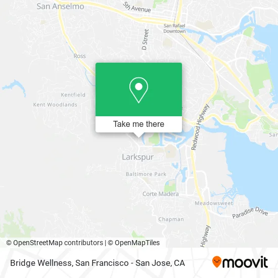 Bridge Wellness map