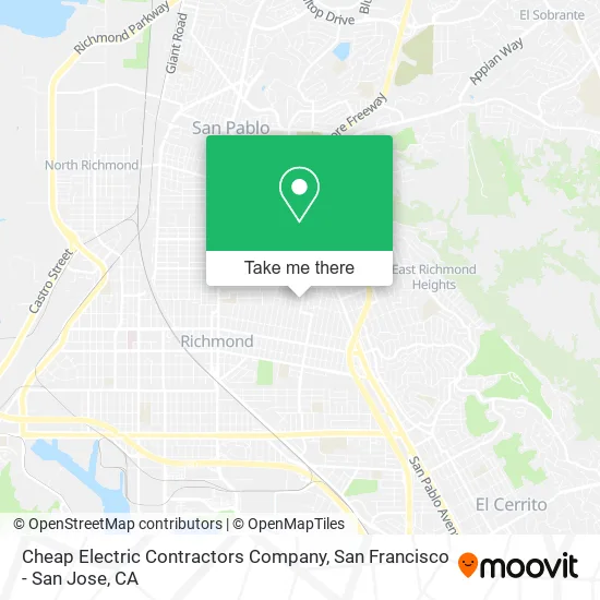 Cheap Electric Contractors Company map
